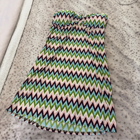 Y2K Pattern Halter Dress - Picture 6 of 10